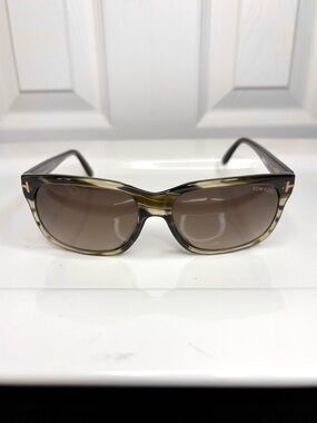 Tom Ford Barbara TF376 Dark Brown Sunglasses Unisex Excellent Condition